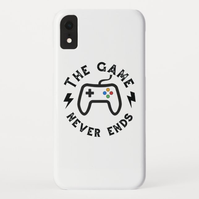 Capa Para iPhone, Case-Mate O jogo nunca acaba (Verso)