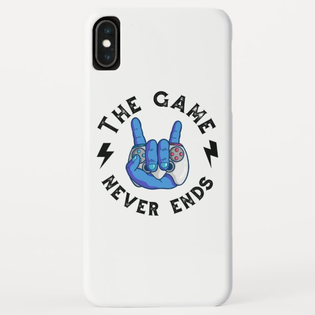 Capa Para iPhone, Case-Mate O jogo nunca acaba (Verso)