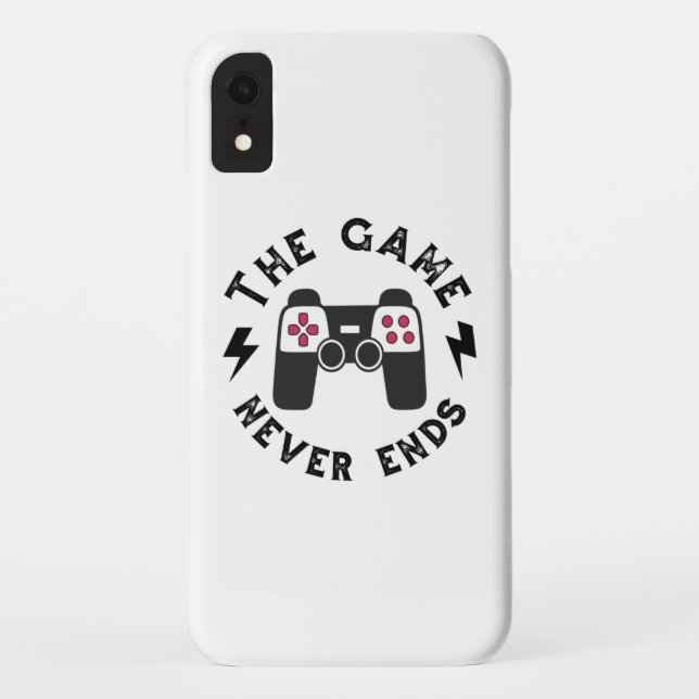 Capa Para iPhone, Case-Mate O jogo nunca acaba (Verso)