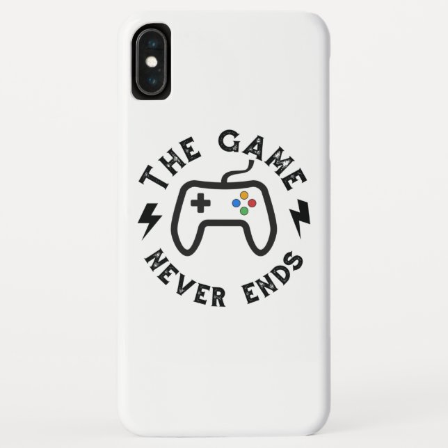 Capa Para iPhone, Case-Mate O jogo nunca acaba (Verso)