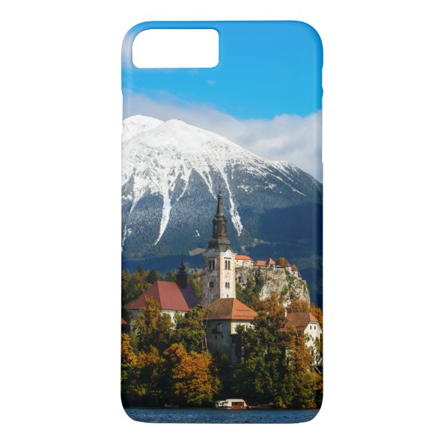 Capa Para iPhone, Case-Mate O lago sangrou a paisagem no outono (Verso)