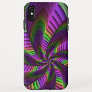 Capa Para iPhone Da Case-Mate O néon colore o teste padrão colorido louco