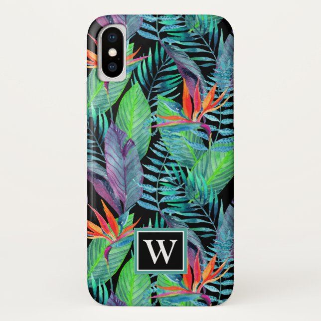 Capa Para iPhone, Case-Mate O pássaro da aguarela de paraíso | adiciona sua (Verso)