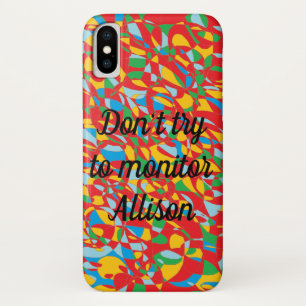 Capa Para iPhone Da Case-Mate O preto órfão não tenta monitorar Allison