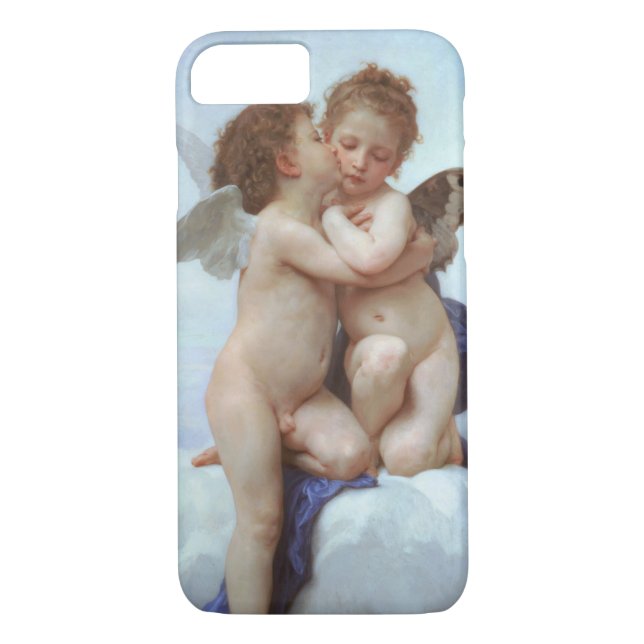 Capa Para iPhone, Case-Mate O primeiro beijo, amor e psyche, Bouguereau (Verso)
