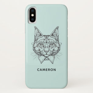 Capa Para iPhone Da Case-Mate O retrato   do racum de Maine adiciona seu nome