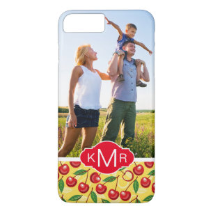 Capa Para iPhone Da Case-Mate O teste padrão bonito   da cereja adiciona sua