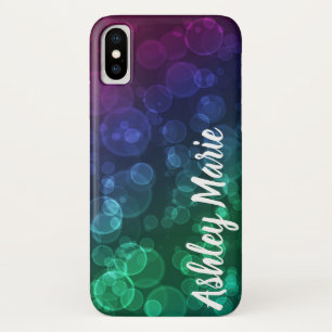 Capa Para iPhone Da Case-Mate O tom personalizado Bokeh da jóia borbulha debaix