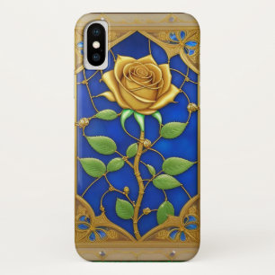 Capa Para iPhone Da Case-Mate Obra de Arte Rosa Dourada Ornamentada