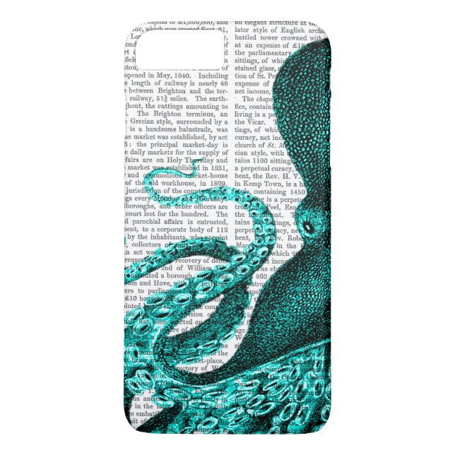 Capa Para iPhone, Case-Mate Octopus Green Half (Verso)