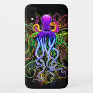 Capa Para iPhone Da Case-Mate Octopus Luminescência Psicodélica