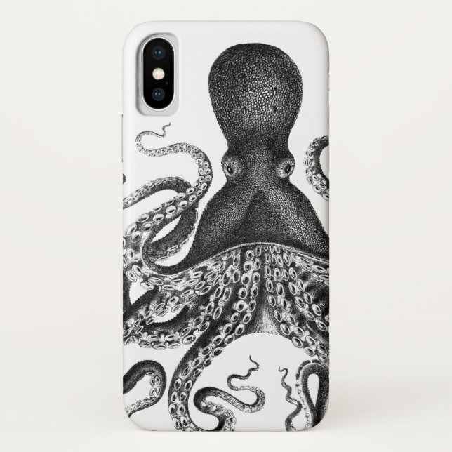 Capa Para iPhone, Case-Mate +| Octopus Vintage ||+ (Verso)