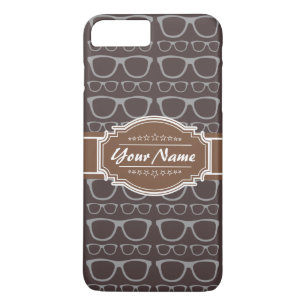 Capa Para iPhone Da Case-Mate Óculos de Hipster de Nerd de café personalizados