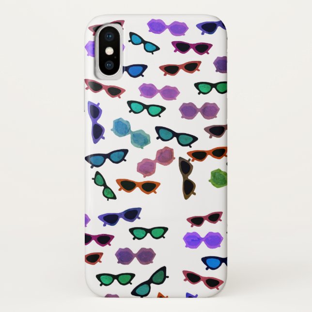 Capa Para iPhone, Case-Mate Óculos de sol bonitos Arte de Verão (Verso)
