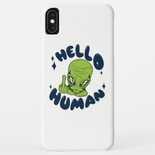 Capa Para iPhone Da Case-Mate Olá Alienígena engraçada humana