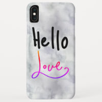 Olá Amor Engraçado Tipografia Marble