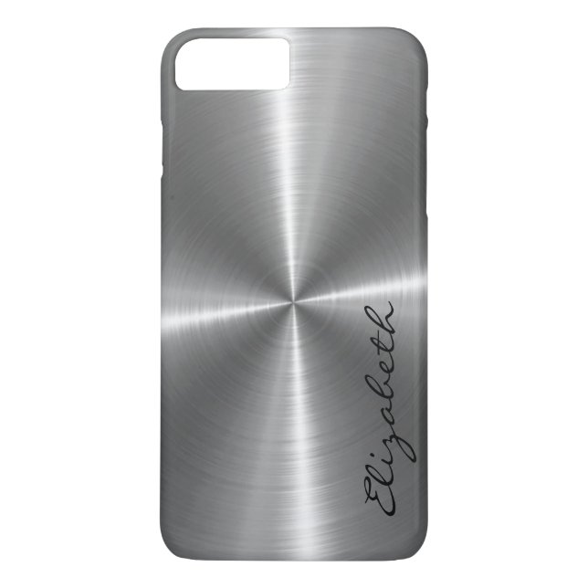 Capa Para iPhone, Case-Mate Olhar de aço inoxidável do metal do cromo (Verso)