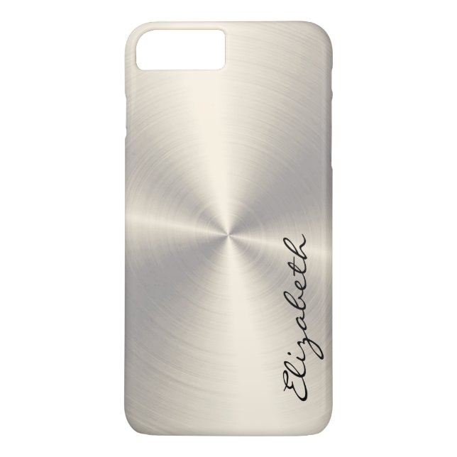 Capa Para iPhone, Case-Mate Olhar de aço inoxidável do metal do cromo (Verso)
