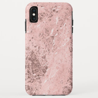 Capa Para iPhone Da Case-Mate Olhar de pedra de mármore Dourado cor-de-rosa