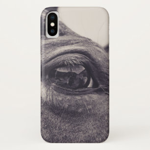 Capa Para iPhone X Olho de Cavalo 001