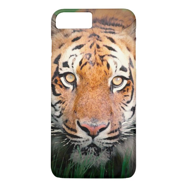 Capa Para iPhone, Case-Mate Olhos do caso Tiger iPhone 7 Plus (Verso)