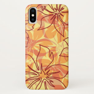 Capa Para iPhone Da Case-Mate Olowalu Hibiscus Havaiano Camo Papaya