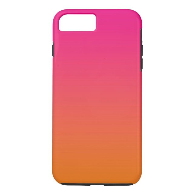 Capa Para iPhone, Case-Mate Ombre cor-de-rosa & alaranjado (Verso)