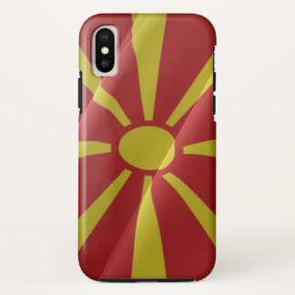 Capa Para iPhone Da Case-Mate Onda de bandeiras da Macedônia do Norte -