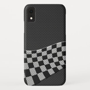 Capa Para iPhone XR Onda de Sinalizador de Corrida Verificada com Esti