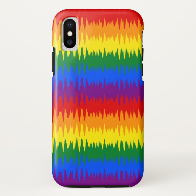 Capa Para iPhone, Case-Mate Ondas arco-íris (Verso)