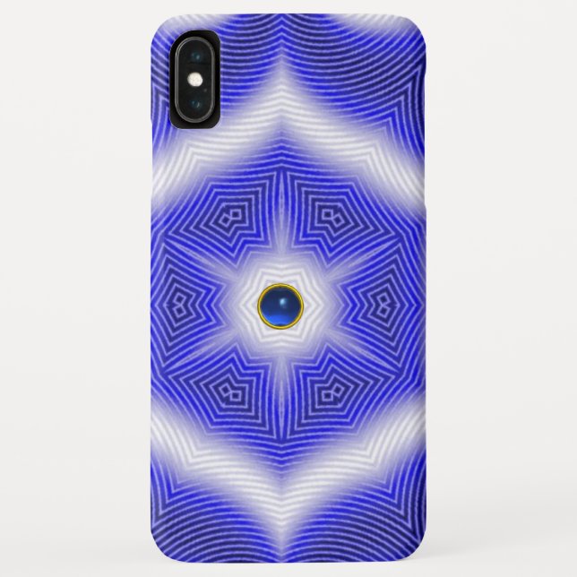 Capa Para iPhone, Case-Mate ONDAS DE abstrato, ESTRELA AZUL E ESPONHA DE SALVA (Verso)