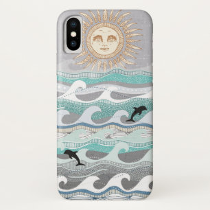 Capa Para iPhone Da Case-Mate ondas de golfinhos solares