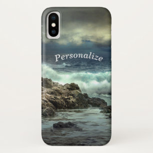 Capa Para iPhone Da Case-Mate Ondas do Oceano caem na Rock Personalize