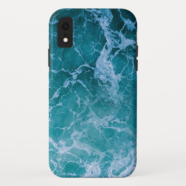 Capa Para iPhone, Case-Mate Ondas profundas do oceano azul (Verso)