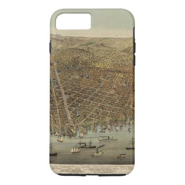 Capa Para iPhone, Case-Mate Opinião de olho de pássaros de San Francisco (Verso)
