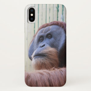 Capa Para iPhone X Orang Utan Sentado...