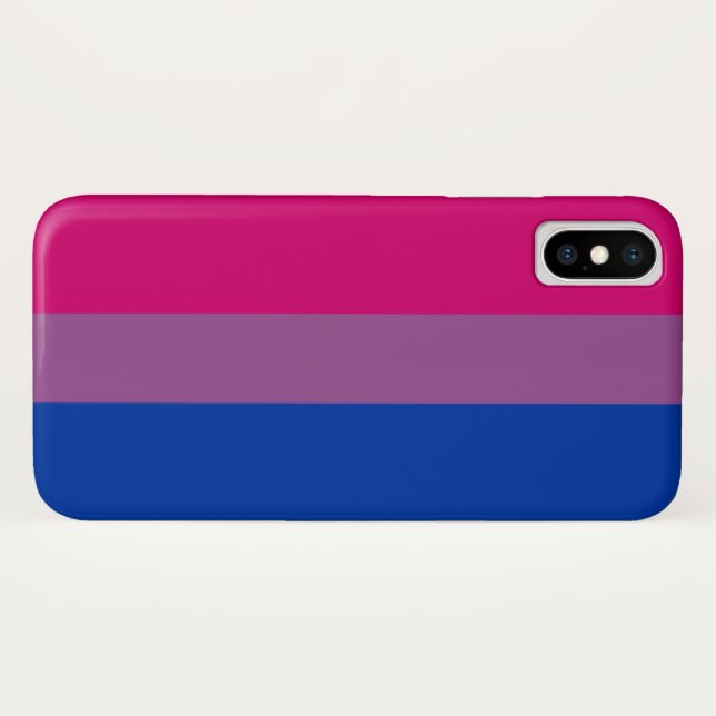 Capa Para iPhone, Case-Mate Orgulho Bissexual (Bandeira Bi) (Verso (Horizontal))