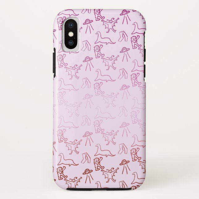 Capa Para iPhone, Case-Mate Orgulho lésbica de Cryptid (Verso)