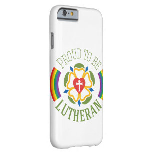 Capa Barely There Para iPhone 6 "Orgulhoso ser caso magro do iPhone 6 do Lutheran"