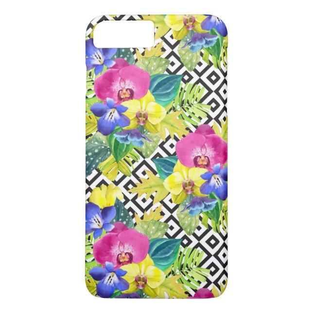Capa Para iPhone, Case-Mate Orquídea Begonia E Folhas De Palma (Verso)