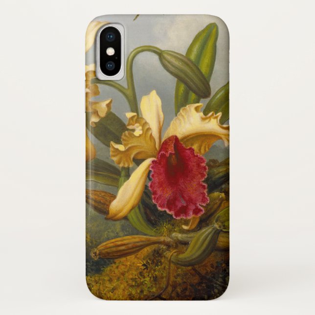 Capa Para iPhone, Case-Mate Orquídeas e Hummingbird (Verso)