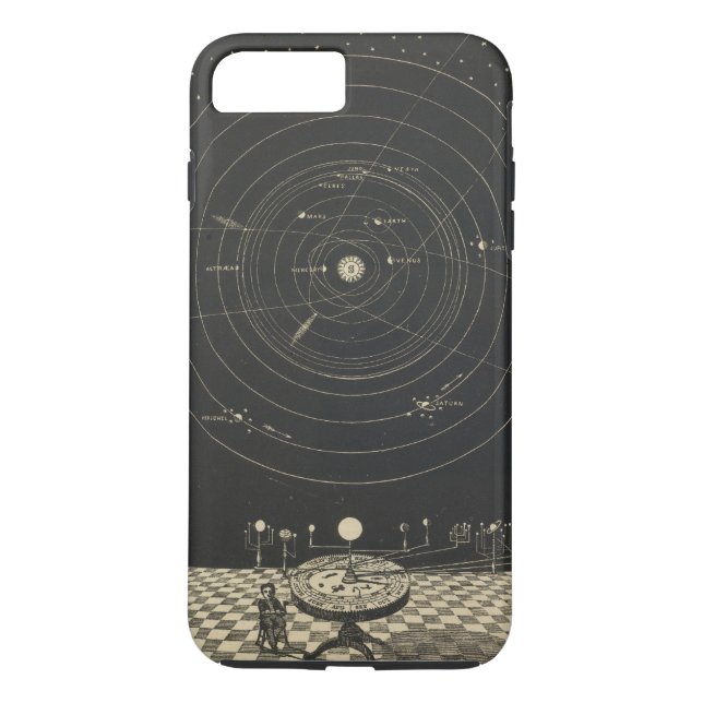 Capa Para iPhone, Case-Mate Orrery, sistema solar (Verso)
