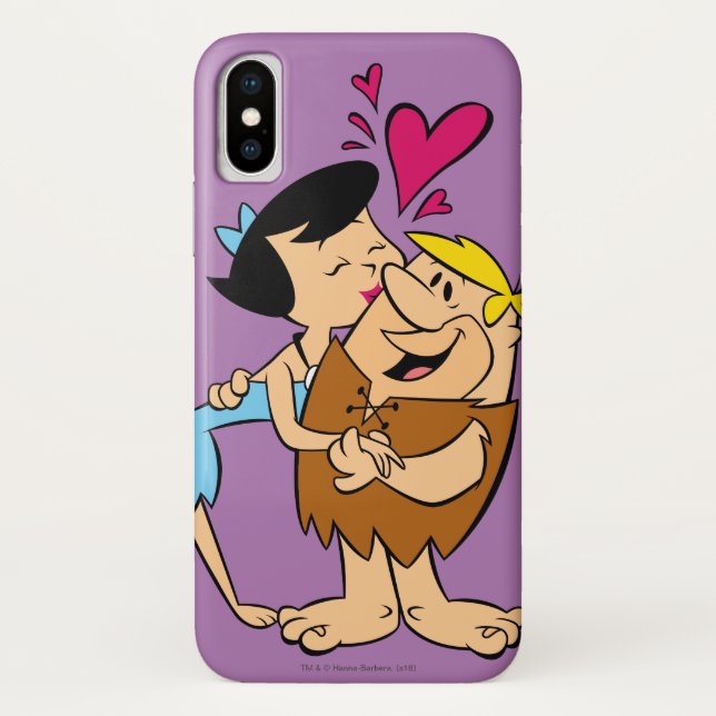 Capa Para iPhone, Case-Mate Os Flintstones | Betty Kissing Barney (Verso)
