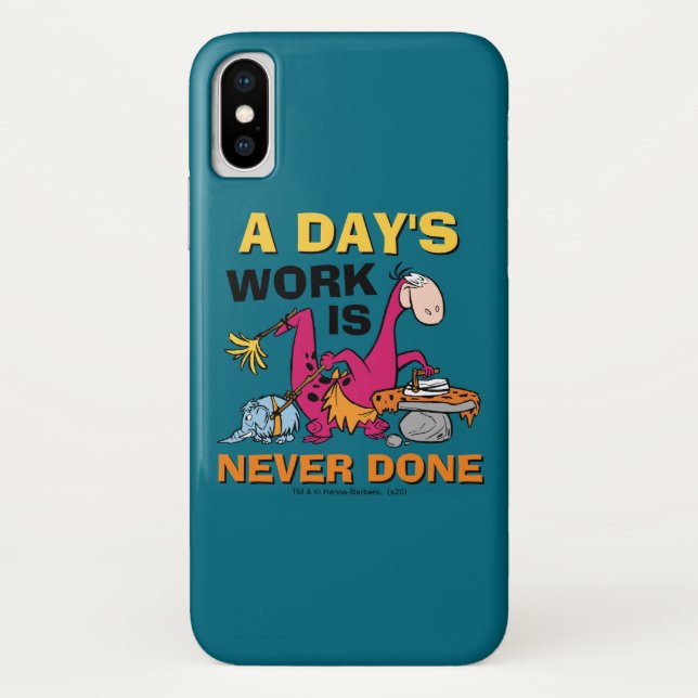 Capa Para iPhone, Case-Mate Os Flintstones | Dino Clearing House (Verso)