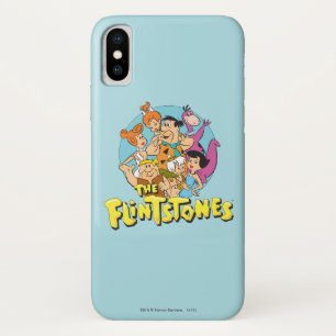 Capa Para iPhone X Os Flintstones e o gráfico da família dos Rubble