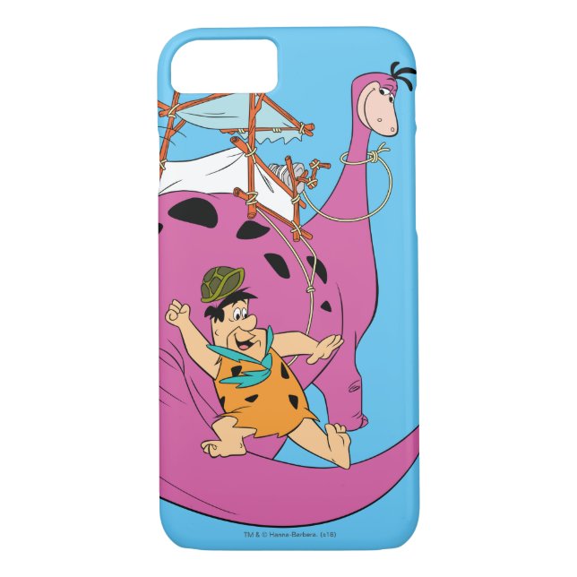 Capa Para iPhone, Case-Mate Os Flintstones | Fred Deslizando A Cauda (Verso)