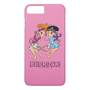 Capa iPhone 8 Plus/7 Plus Os Flintstones Wilma & estrelas do rock de Betty