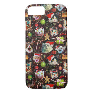 Capa Para iPhone Da Case-Mate Os gatos do Natal na galáxia do espaço Stars o