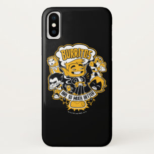 Capa Para iPhone X Os titã adolescentes vão! O menino "Burritos do