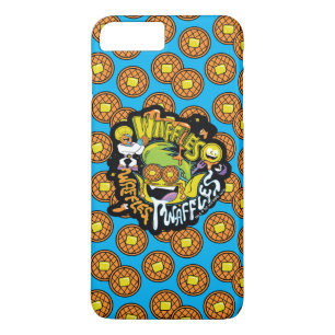 Capa iPhone 8 Plus/7 Plus Os titã adolescentes vão! Waffles do menino do